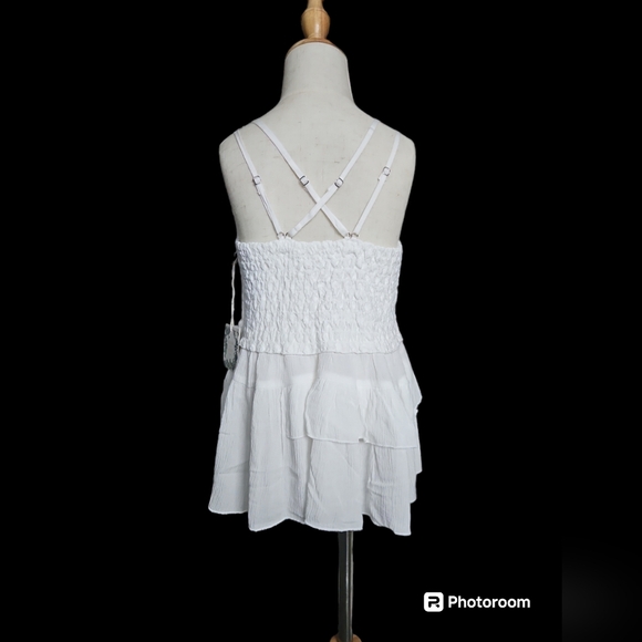 Chelsea & Violet Girls Top White Size Med - Picture 4 of 5